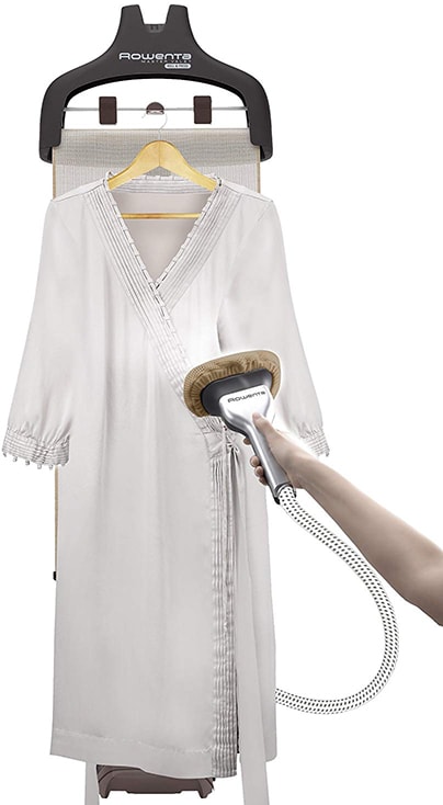 Rowenta Master Valet Garment Steamer in use-min