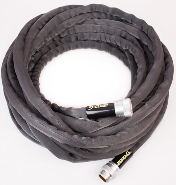 Zero-G garden hose tied-min